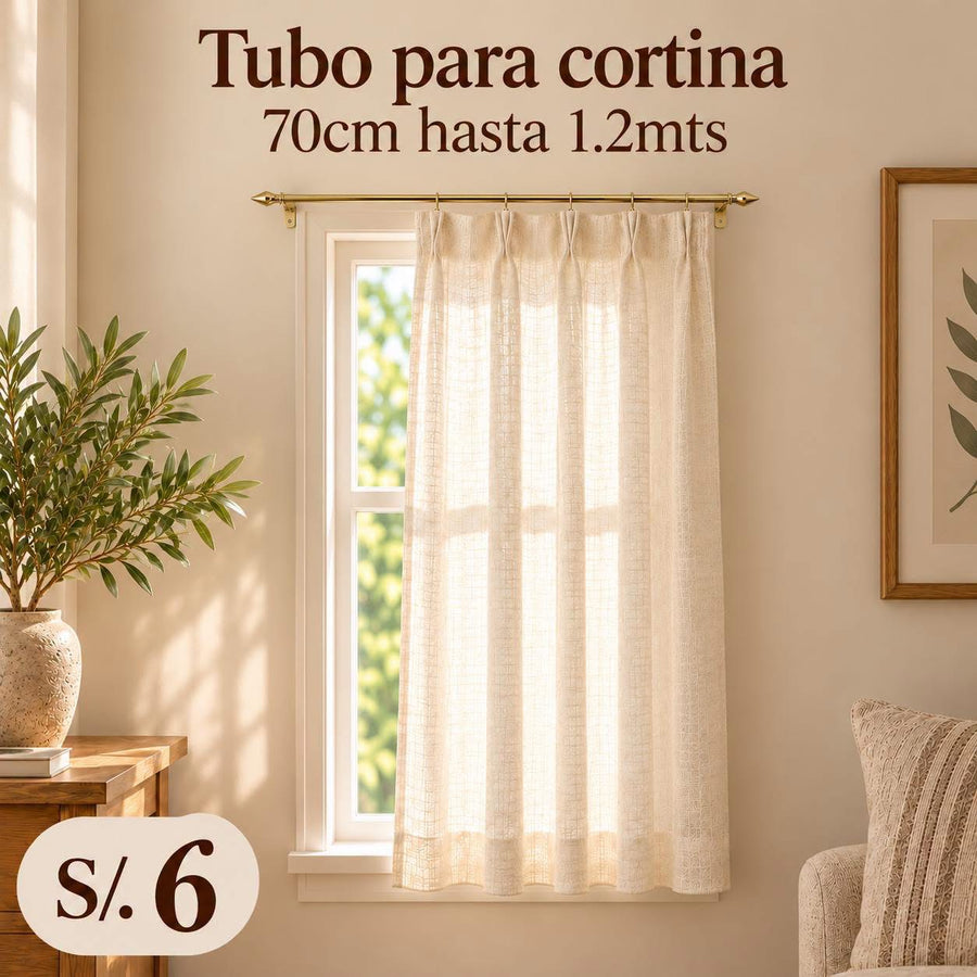 Tubo para cortina