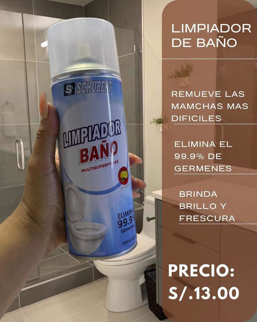 Limpiador para baño
