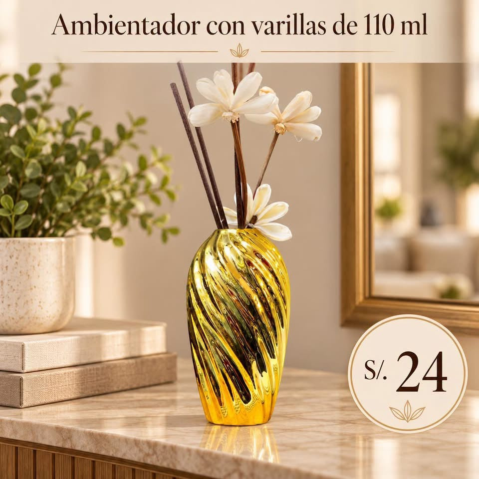 Ambientador con varillas de 110 ml