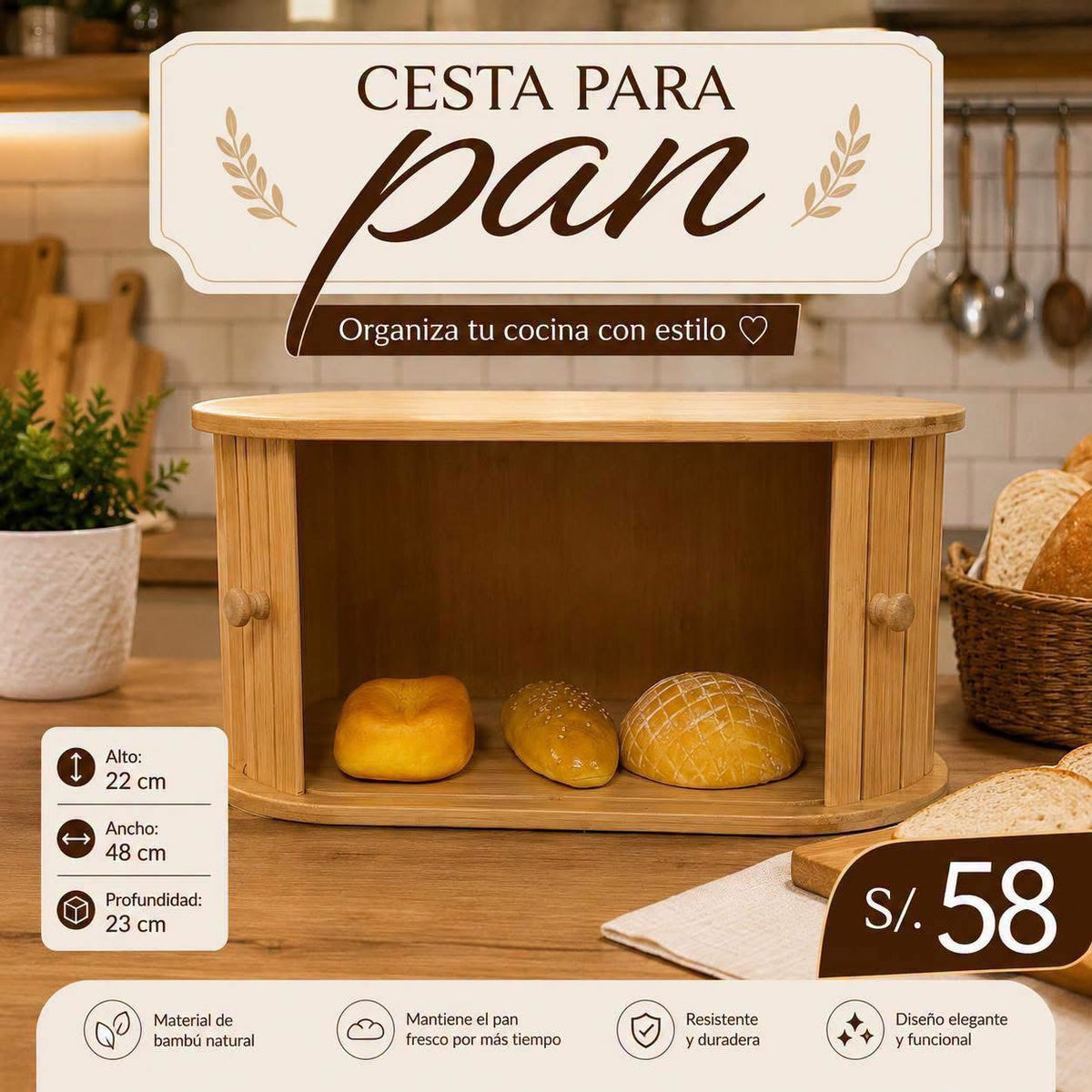 Cesta para pan