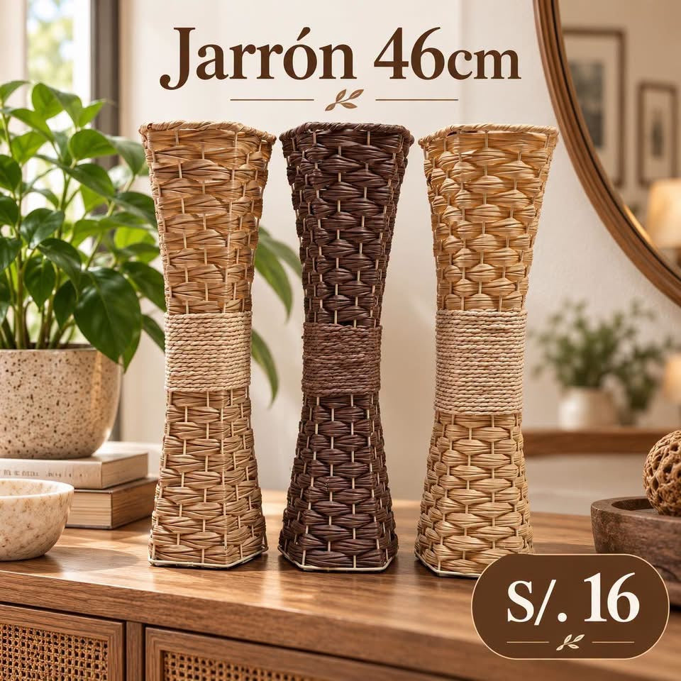 Jarrón decorativo de 46 cm