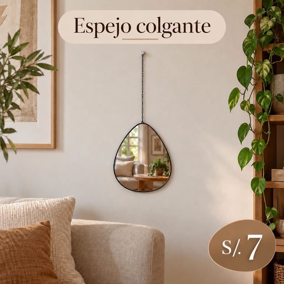 Espejo colgante