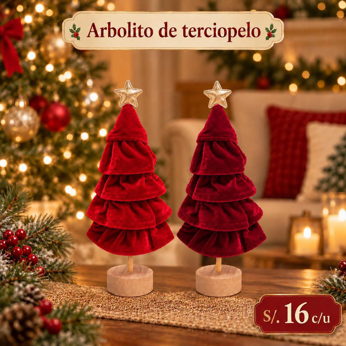Arbolito de terciopelo